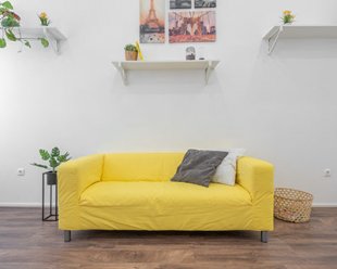 Мебель в желтых тонах – вызов стандартным решениям в Красновишерске - krasnovishersk.magazinmebel.ru | фото