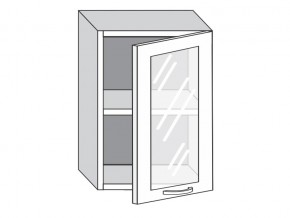 1.50.3 Шкаф настенный (h=720) на 500мм с 1-ой стекл. дверцей в Красновишерске - krasnovishersk.magazinmebel.ru | фото