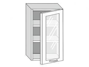 19.50.3 Шкаф настенный (h=913) на 500мм с 1-ой стекл. дверцей в Красновишерске - krasnovishersk.magazinmebel.ru | фото