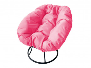 Кресло Пончик без ротанга розовая подушка в Красновишерске - krasnovishersk.magazinmebel.ru | фото
