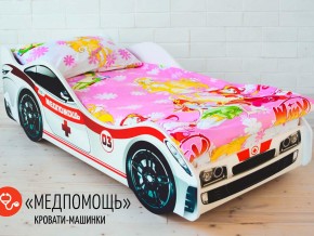 Кровать детская машина Медпомощь в Красновишерске - krasnovishersk.magazinmebel.ru | фото