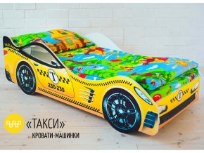 Кровать детская машина Такси в Красновишерске - krasnovishersk.magazinmebel.ru | фото