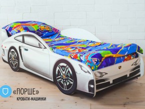 Кровать детская машинка Порше в Красновишерске - krasnovishersk.magazinmebel.ru | фото