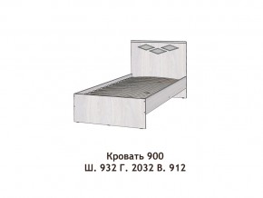 Кровать Диана 900 в Красновишерске - krasnovishersk.magazinmebel.ru | фото - изображение 2