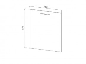 П 60 Комплект для посудомоечной машины 600 мм (цоколь + фасад) ЛДСП в Красновишерске - krasnovishersk.magazinmebel.ru | фото