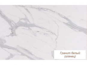 Столешница Гранит белый глянец 26 мм в Красновишерске - krasnovishersk.magazinmebel.ru | фото